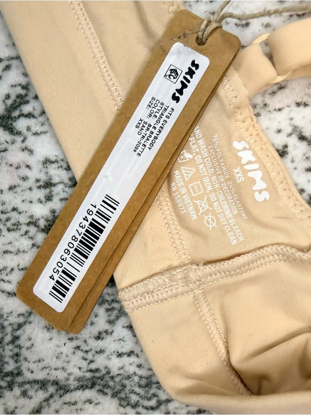 SKIMS Fits Everybody Triangle Bralette NWT - Picture 4 of 5